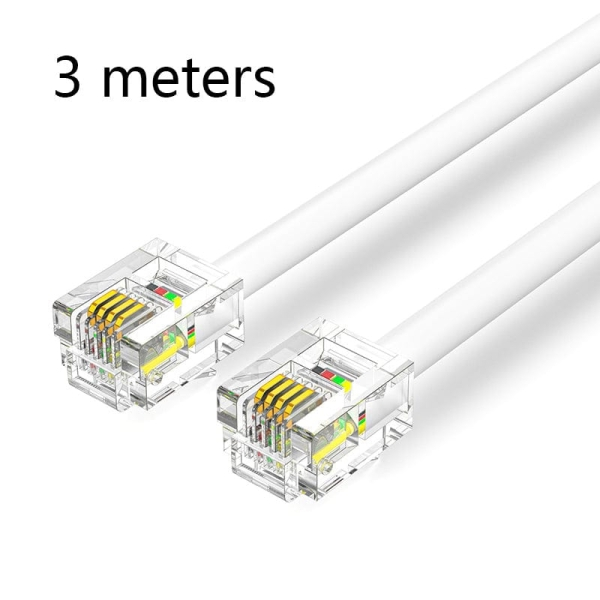 Cavo telefonico Vention RJ11 - 3 m - Bianco