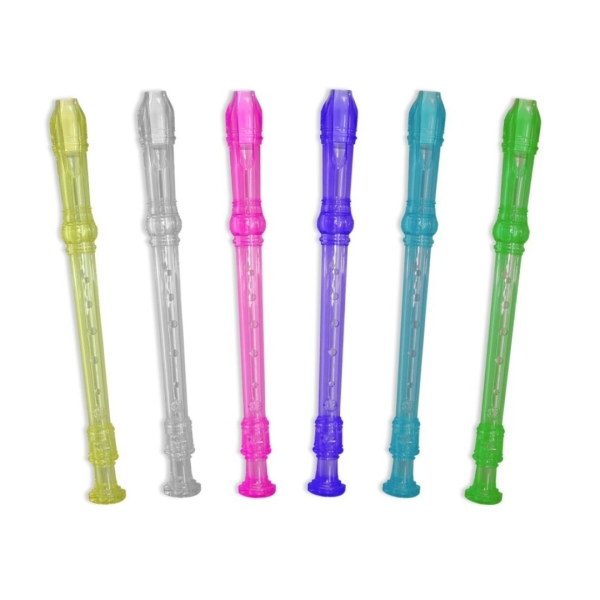 Registratore trasparente colorato - Realizzato in plastica - Ideale per i più piccoli - 6 colori assortiti