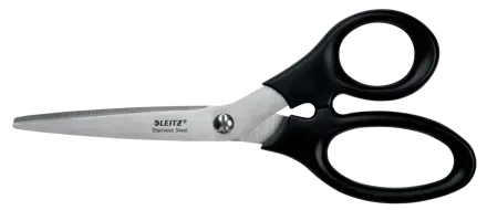 Forbici Leitz in acciaio inossidabile 185 cm - Impugnatura ergonomica - Nero