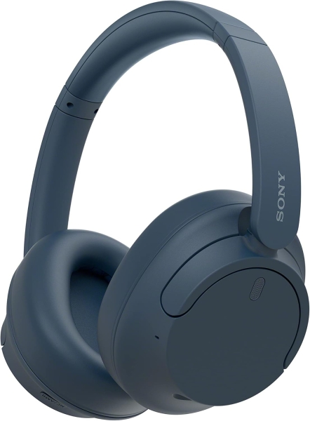 Cuffie Sony WH-CH720 Bluetooth 5.2 con microfono integrato - Archetto regolabile - Connettività multipoint - Cablate e wireless - Padiglioni auricolari rotanti - Durata della batteria fino a 50 ore - Blu
