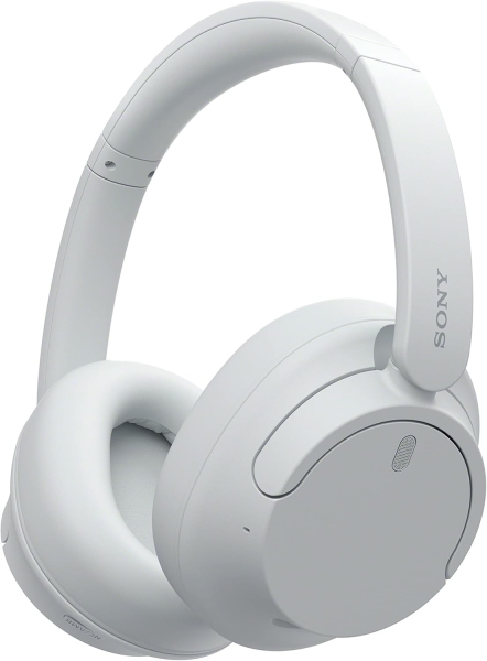 Cuffie Sony WH-CH720 Bluetooth 5.2 con microfono integrato - Archetto regolabile - Connettività multipoint - Cablate e wireless - Padiglioni auricolari rotanti - Durata della batteria fino a 50 ore - Bianco