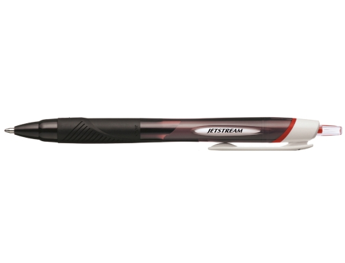 Penna a sfera retrattile Uni-ball JetStream Sport SXN-150E - Punta a sfera da 1 mm - Inchiostro pigmentato resistente all'acqua e alla luce - Asciugatura istantanea - Rosso
