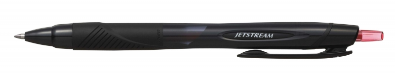 Penna a sfera retrattile Uni-ball JetStream Sport SXN-157E - Penna a sfera da 07 mm - Tratto da circa 035 mm - Asciugatura istantanea - Ideale per mancini - Rosso