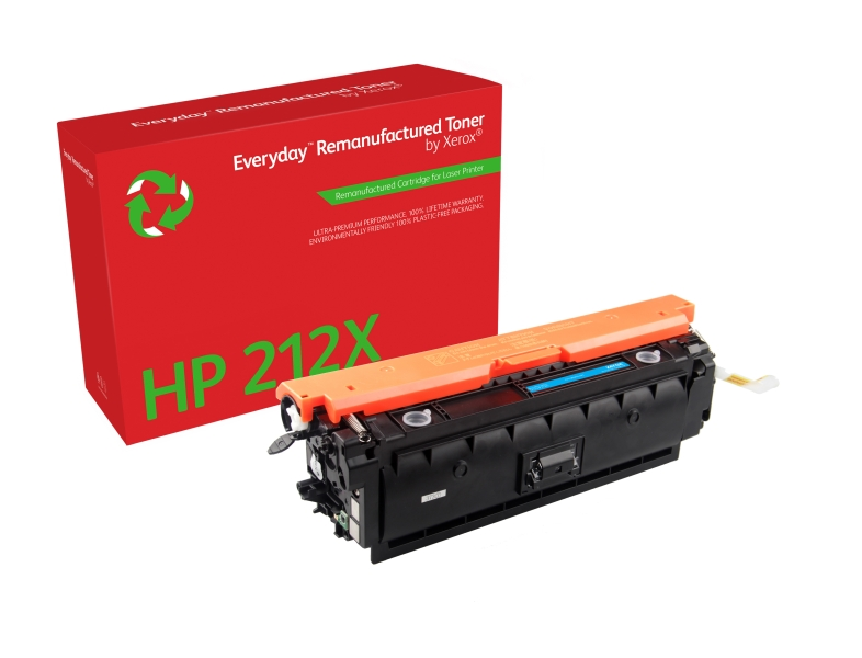 Cartuccia toner rigenerata Xerox Everyday HP W2121X ciano - Sostituisce 212X