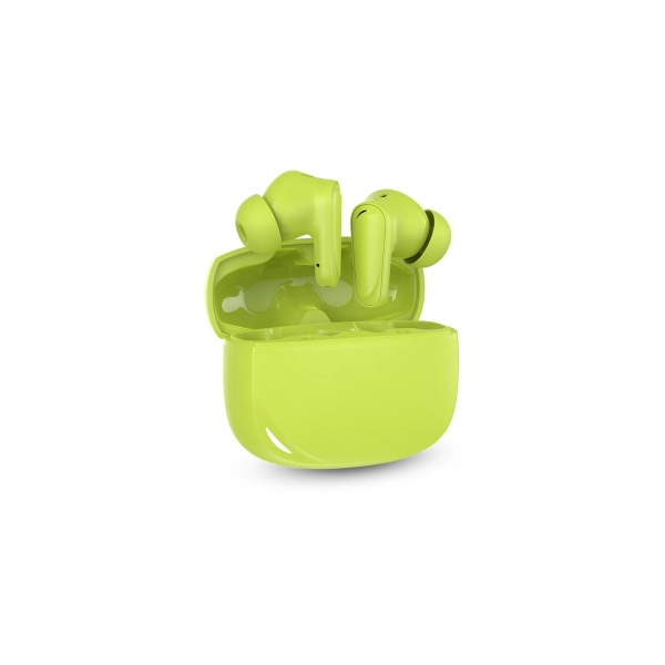 Spc Boost Buds - Auricolari Bluetooth Wireless Con Cancellazione Del Rumore Enc | Durata Della Batteria Di 30 Ore | Google Fast Pair | 4 Microfoni | IPX4 | Controllo Touch E Assistente Vocale - Verde-image