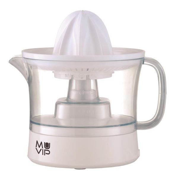 Spremiagrumi elettrico Muvip 40W - Serbatoio 05L - Rotazione in entrambe le direzioni - Filtro polpa - Rimovibile per una facile pulizia