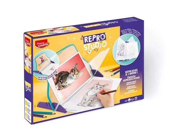 Kit di disegno creativo Maped Repro'Studio tecnica dell'immagine speculare - Per bambini dai 6 anni in su