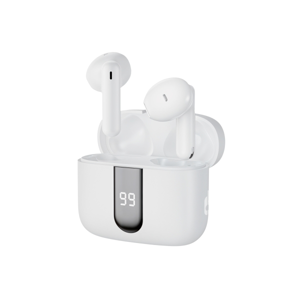Cuffie Bluetooth Blackbyte by Pedro Buerbaum Zenith Pro - Cancellazione del rumore ENC/ANC - Portata 15 m - Controllo touch - Bianco