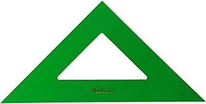 Squadra tecnica Faber-Castell 25 cm - Senza graduazione - Colore verde trasparente