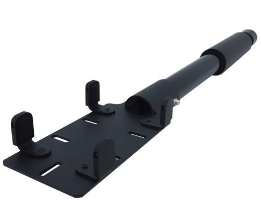 Approx Supporto per Dataphone con Braccio Estensibile - Lunghezza 40cm - Zona Gommata e Clip di Fissaggio - Gestione Cavi