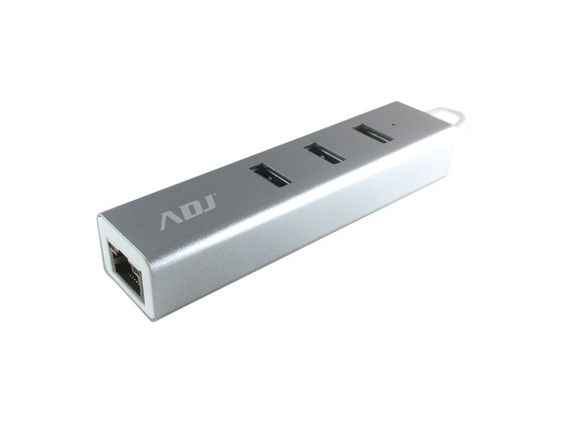 Hub Usb 3.0 3P Adattatore Type-C Sl 3*Usb 3.0 + Rj45 Adj