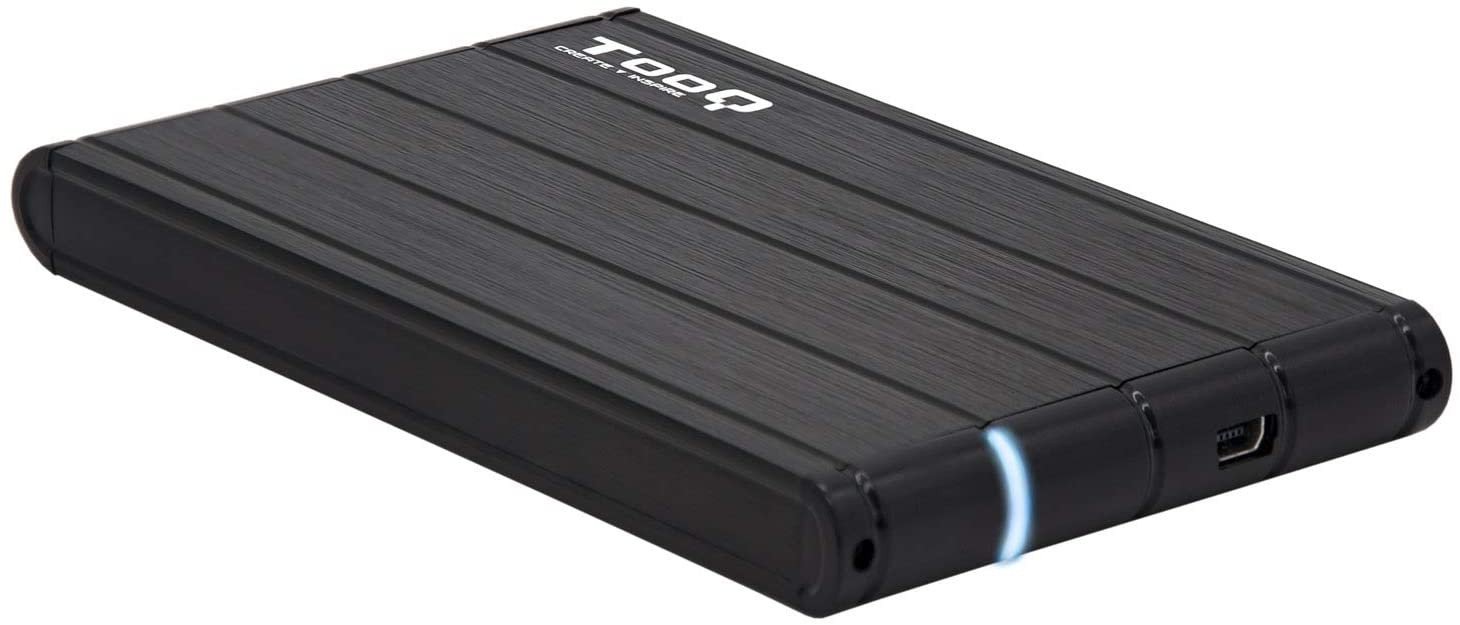 Tooq Alloggiamento HDD/SDD esterno da 25 fino a 95 mm SATA USB 3.0 - Colore nero