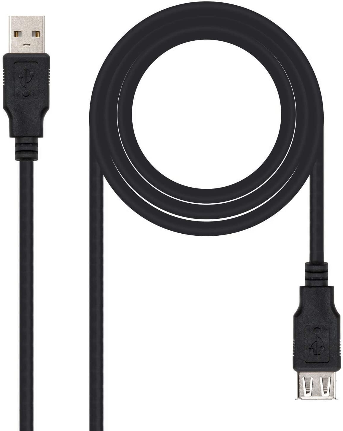 Cavo di prolunga Nanocable USB-A 2.0 maschio a USB-A femmina 1 m