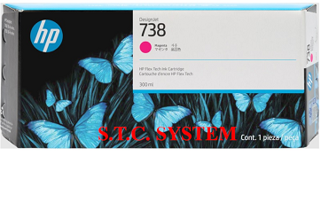 ORIGINALE HP Cartuccia d'inchiostro magenta 676M7A 738 300ml