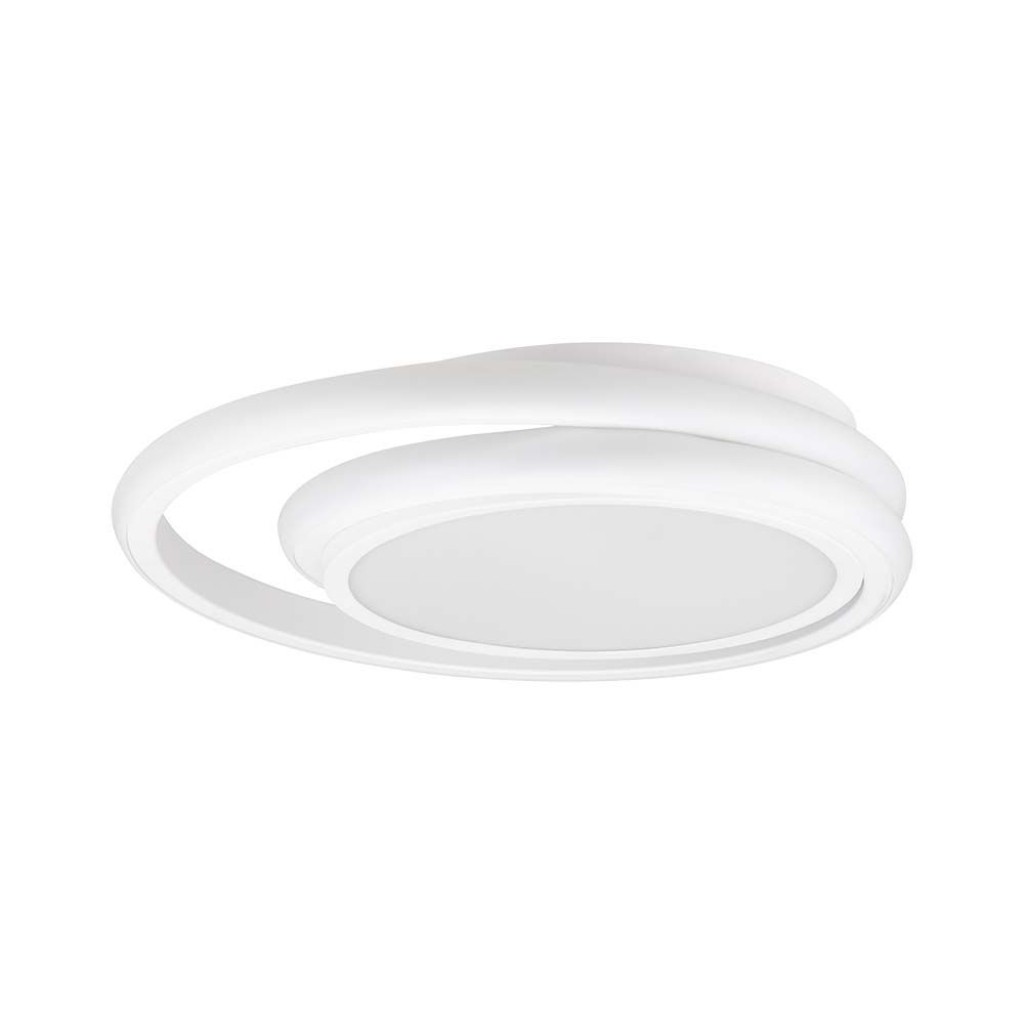 V-TAC Lampadario LED Rotondo Doppio 38W con Montaggio a Plafone Colore Bianco 4000K