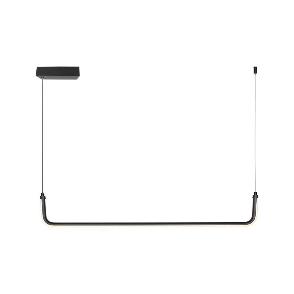 V-TAC Lampadario LED a Sospensione 24W L:905mm dal Design Moderno Colore Nero 4000K