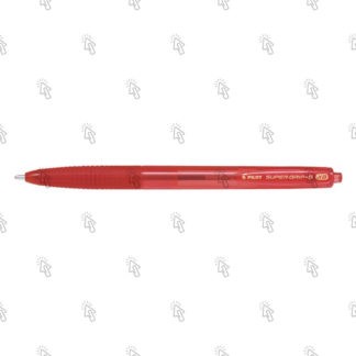 Pilot B2P Ecoball Penna a Sfera Retrattile BeGreen - Punta Rotonda 1mm - Linea 0.27mm - 86.64% Plastica Riciclata - Ricaricabile - Colore Rosso