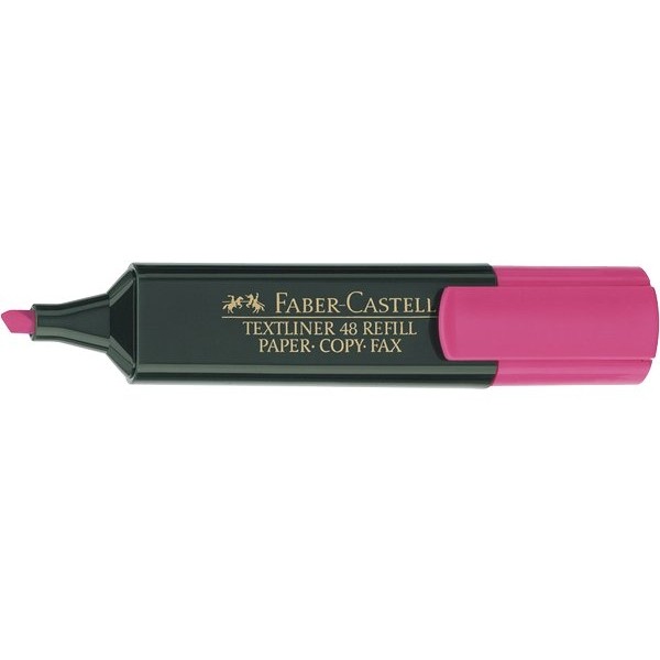 Faber-Castell 154828 evidenziatore 1 pz Punta smussata Rosa