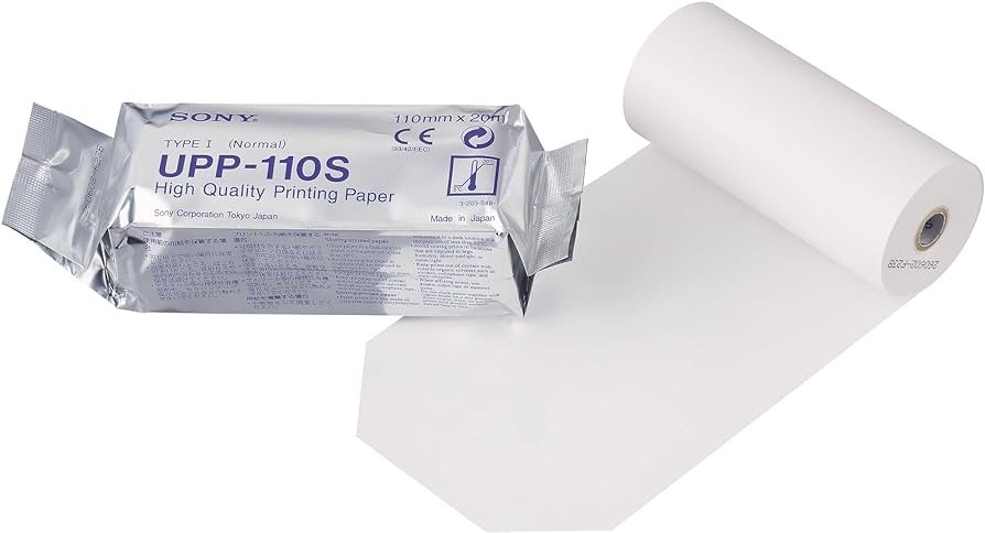 ORIGINALE Sony Carta Bianco UPP-110S Carta termica Bobina 110mm x 20m