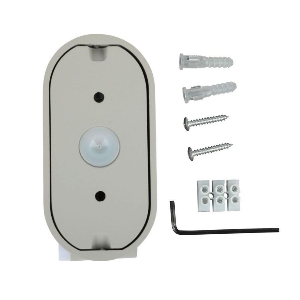 V-TAC Lampada LED da Muro Ovale 6W 110LM/W Colore Grigio con Testa Ruotabile 4000K IP65