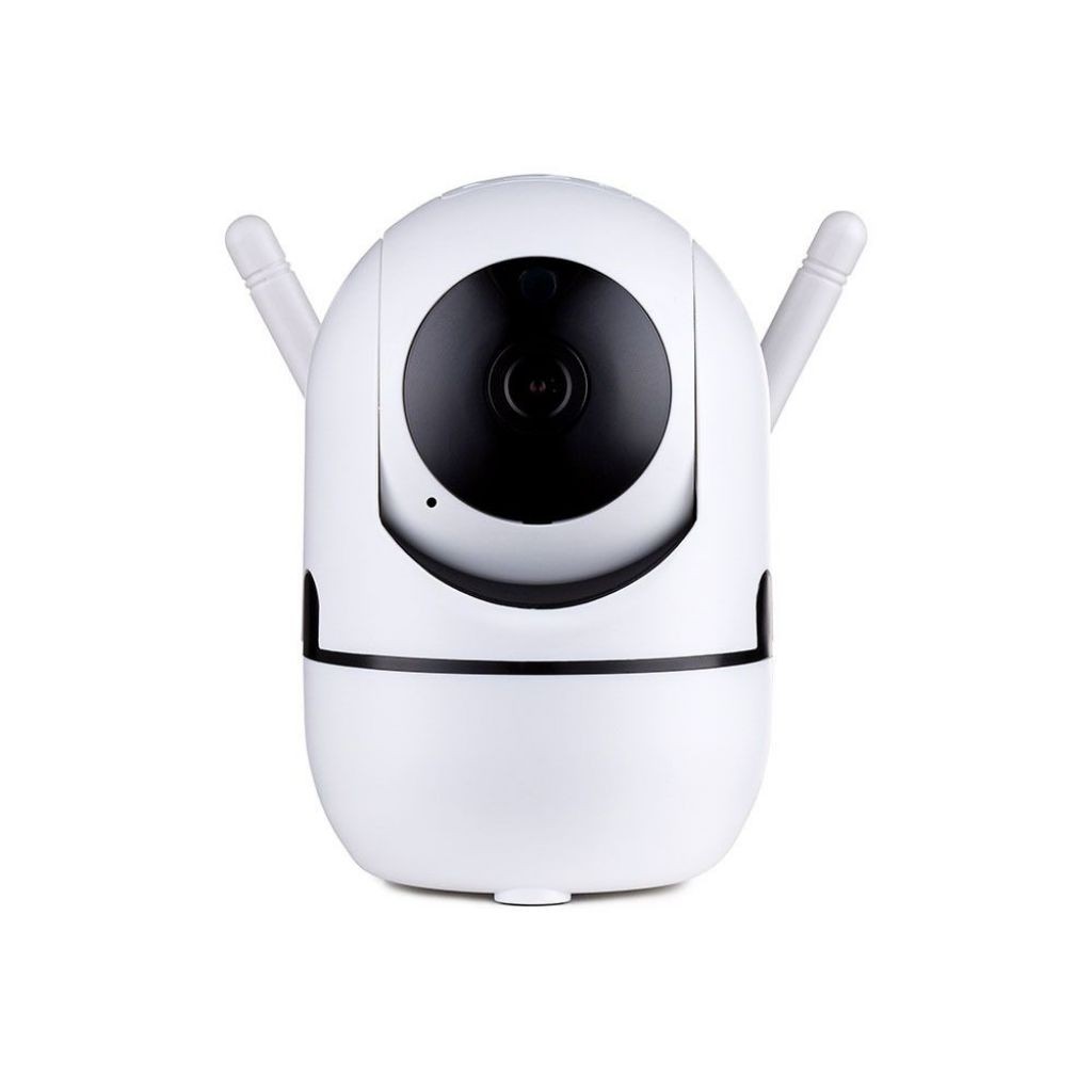 V-TAC Camera di Videosorveglianza Interno IP WiFi PTZ 2MP 1080px Visione Notturna Sensore Movimento Autotrack 2 Canali Audio SD 64Gb