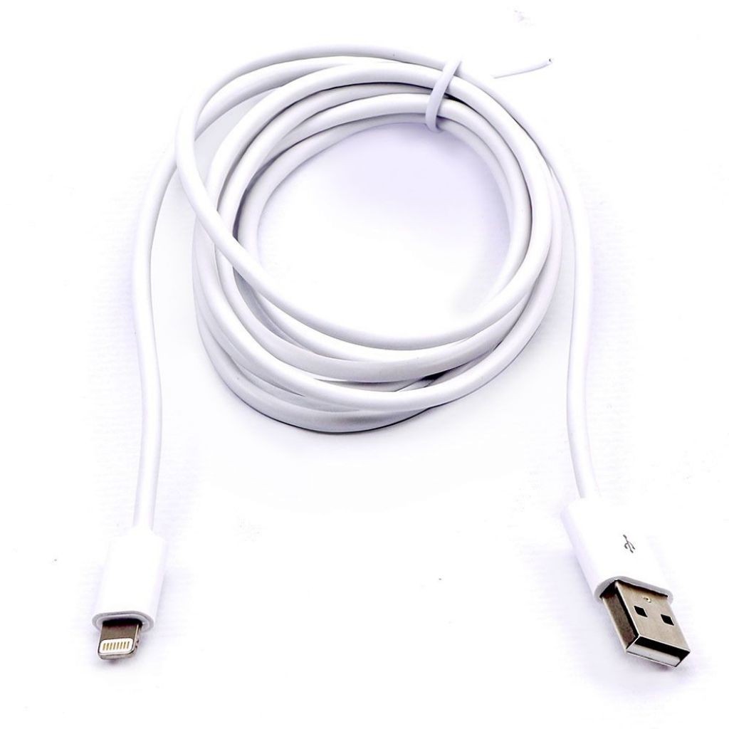 V-TAC Cavo da Lightning (iPhone) a USB-A 1.5m Ricarica Rapida 2.4A con Licenza MFI Colore Bianco