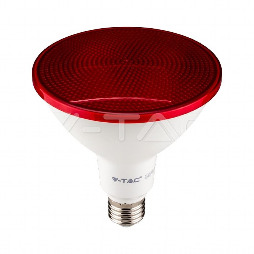 V-TAC Lampadina LED E27 17W PAR38 Colore Rosso