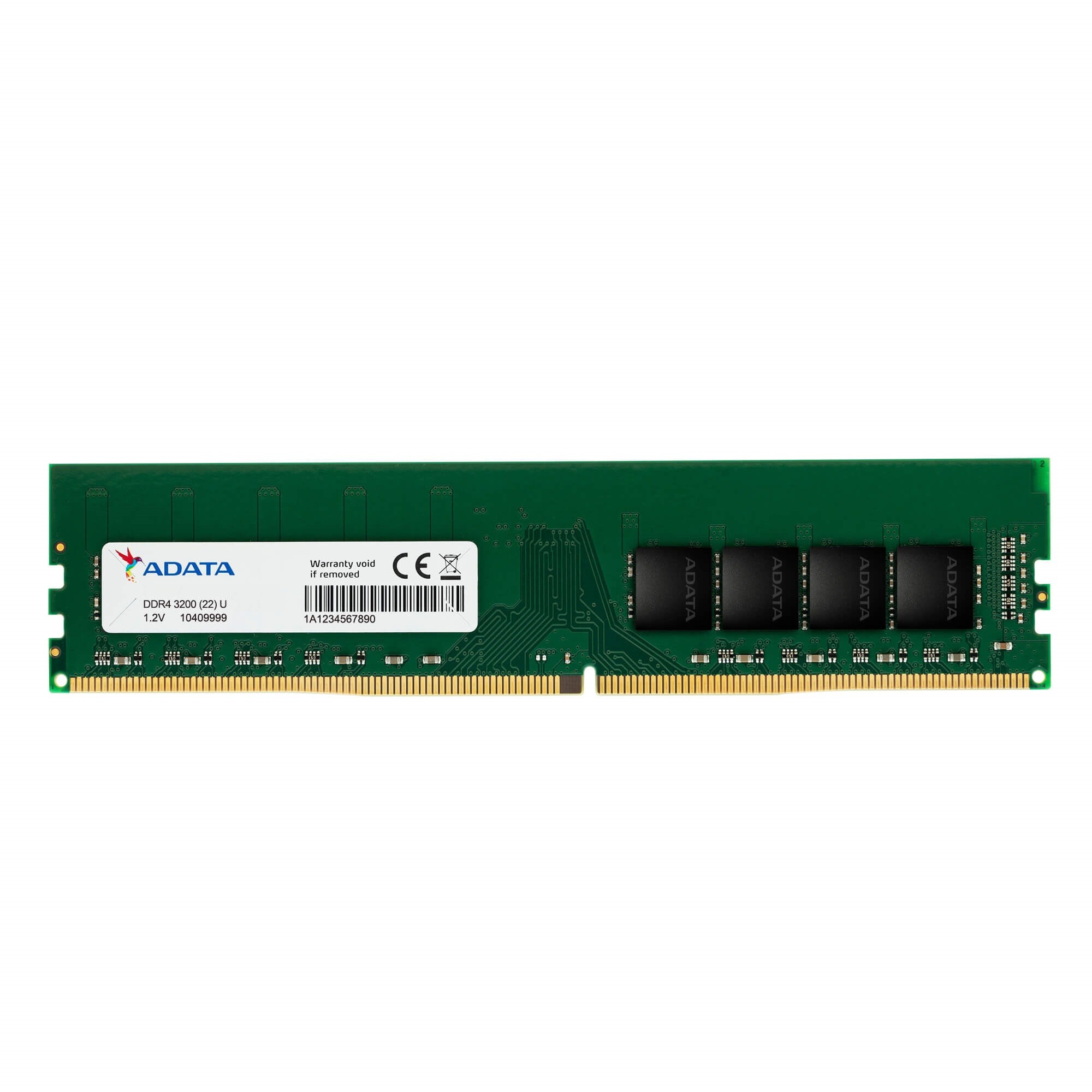 Adata Ram Ddr4 8Gb (1X8Gb) 3200Mhz Cl22 12V