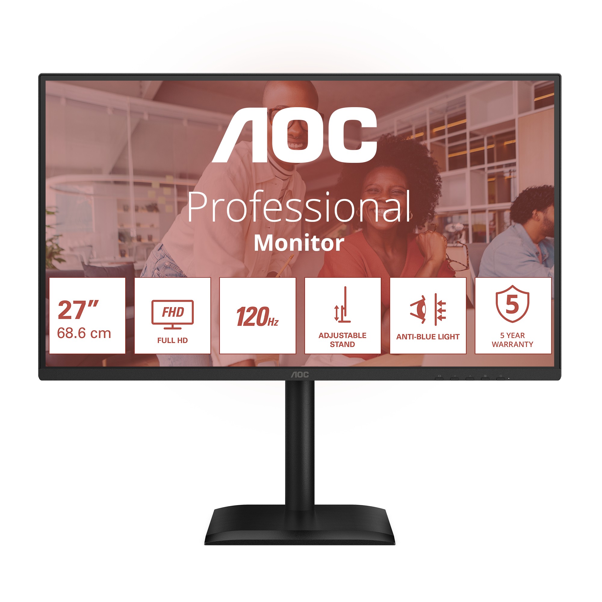 Aoc Monitor Pc 27'' Full Hd Led Nero 120Hz