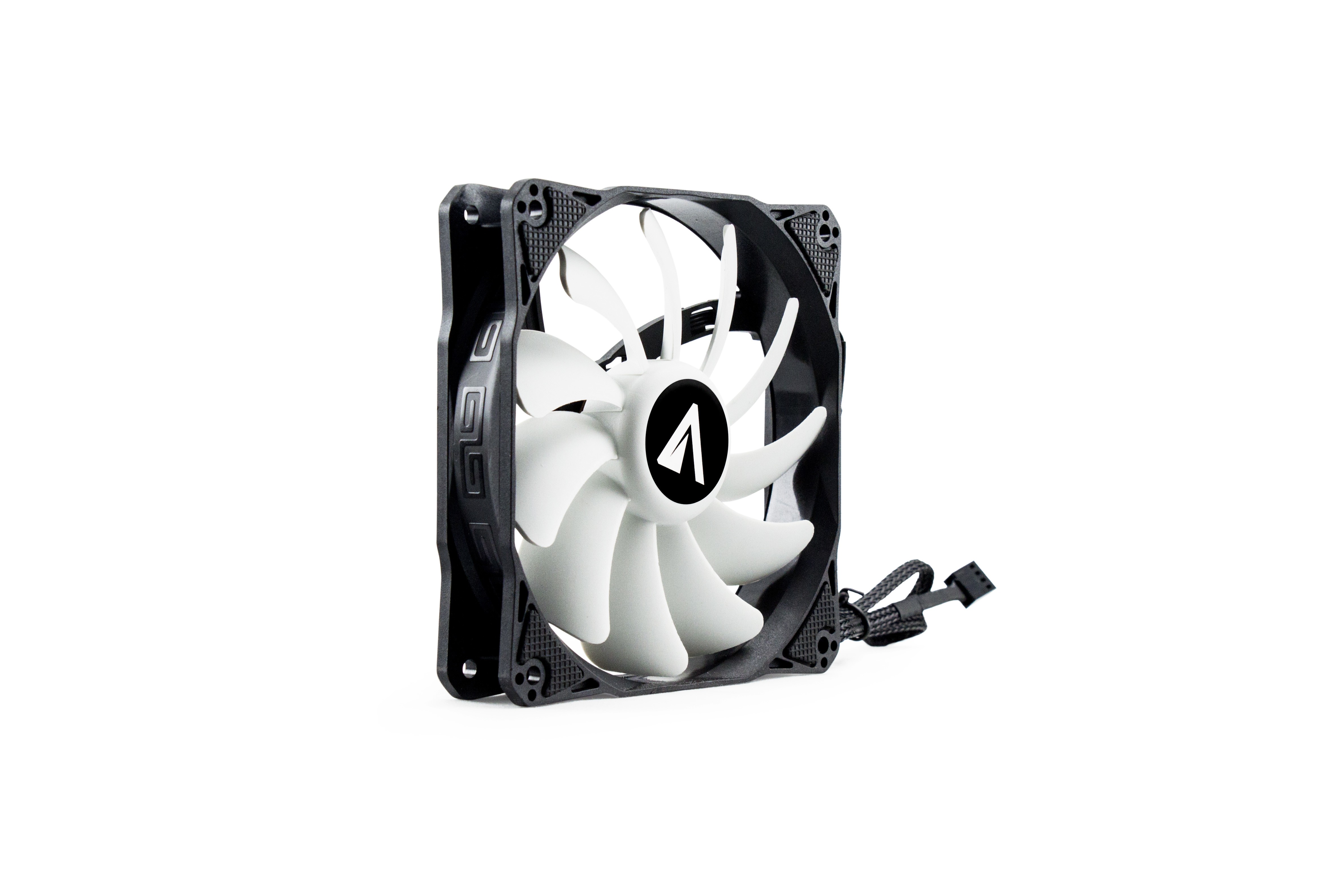 ABYSM Breeze Case per computer Ventilatore 12 cm Nero, Bianco