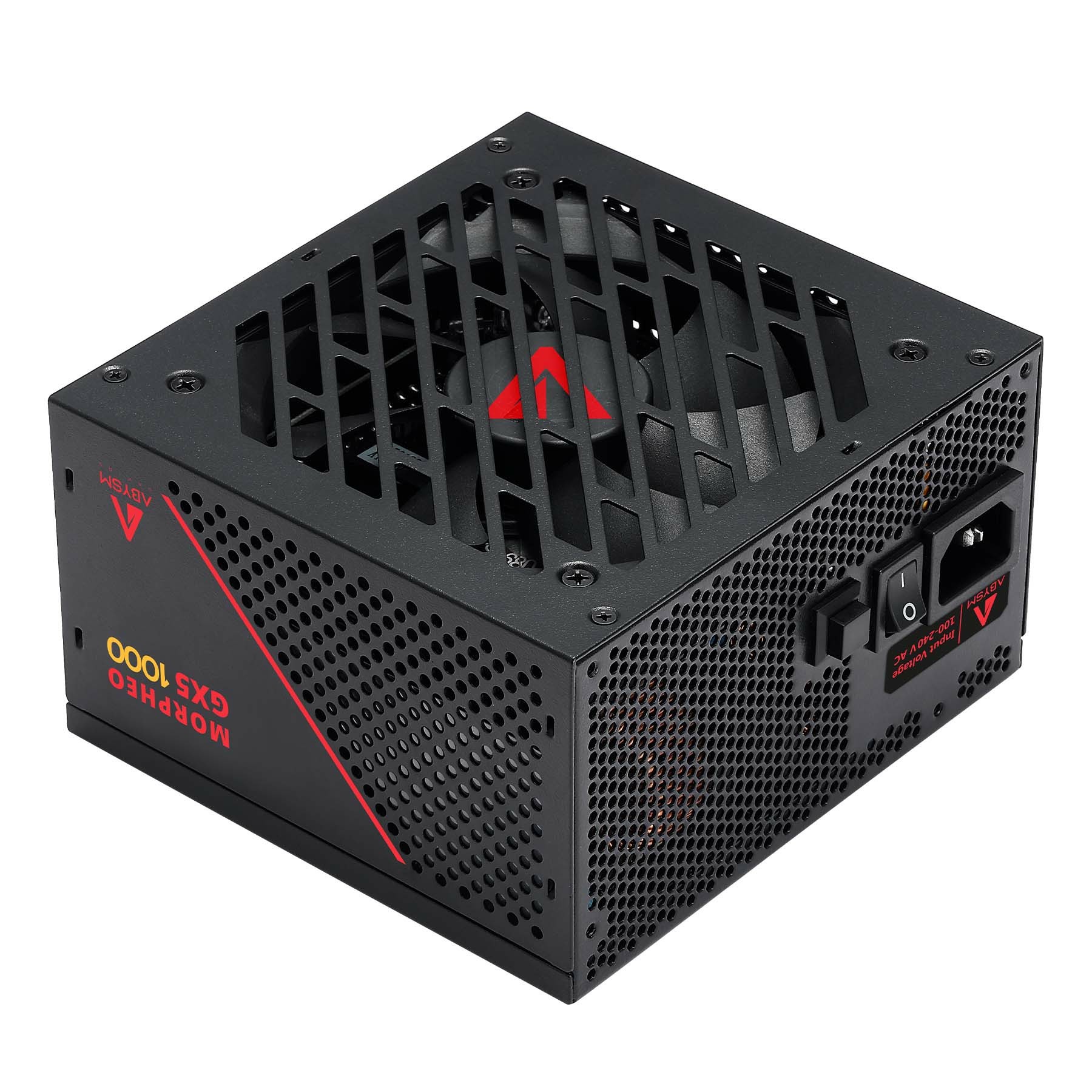 ABYSM Morpheo GX5 1000W alimentatore per computer 20+4 pin ATX ATX Nero Rosso