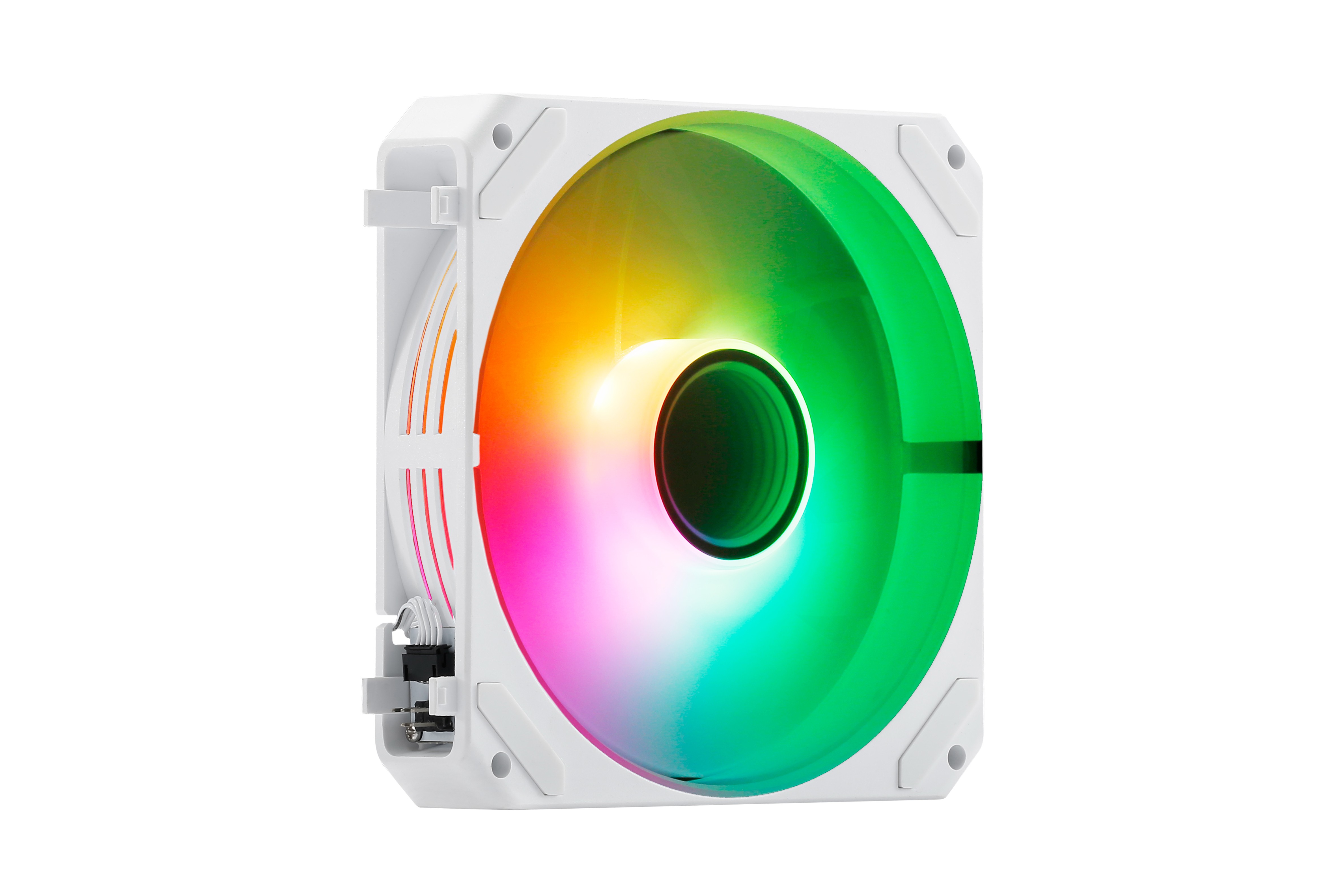 ABYSM Arclight 2.0 ARGB Case per computer Ventilatore 12 cm Bianco 3 pz