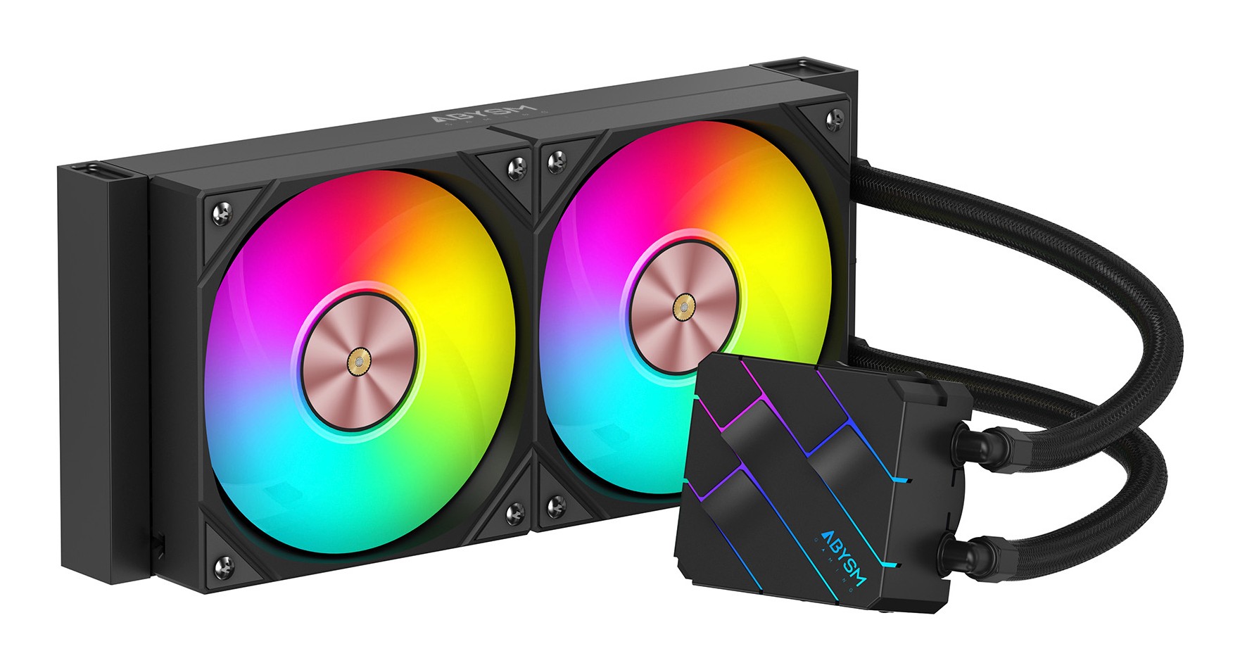 ABYSM Oceanic Tide 240 ARGB Processore Raffreddatore di liquidi tutto in uno 12 cm Nero 1 pz