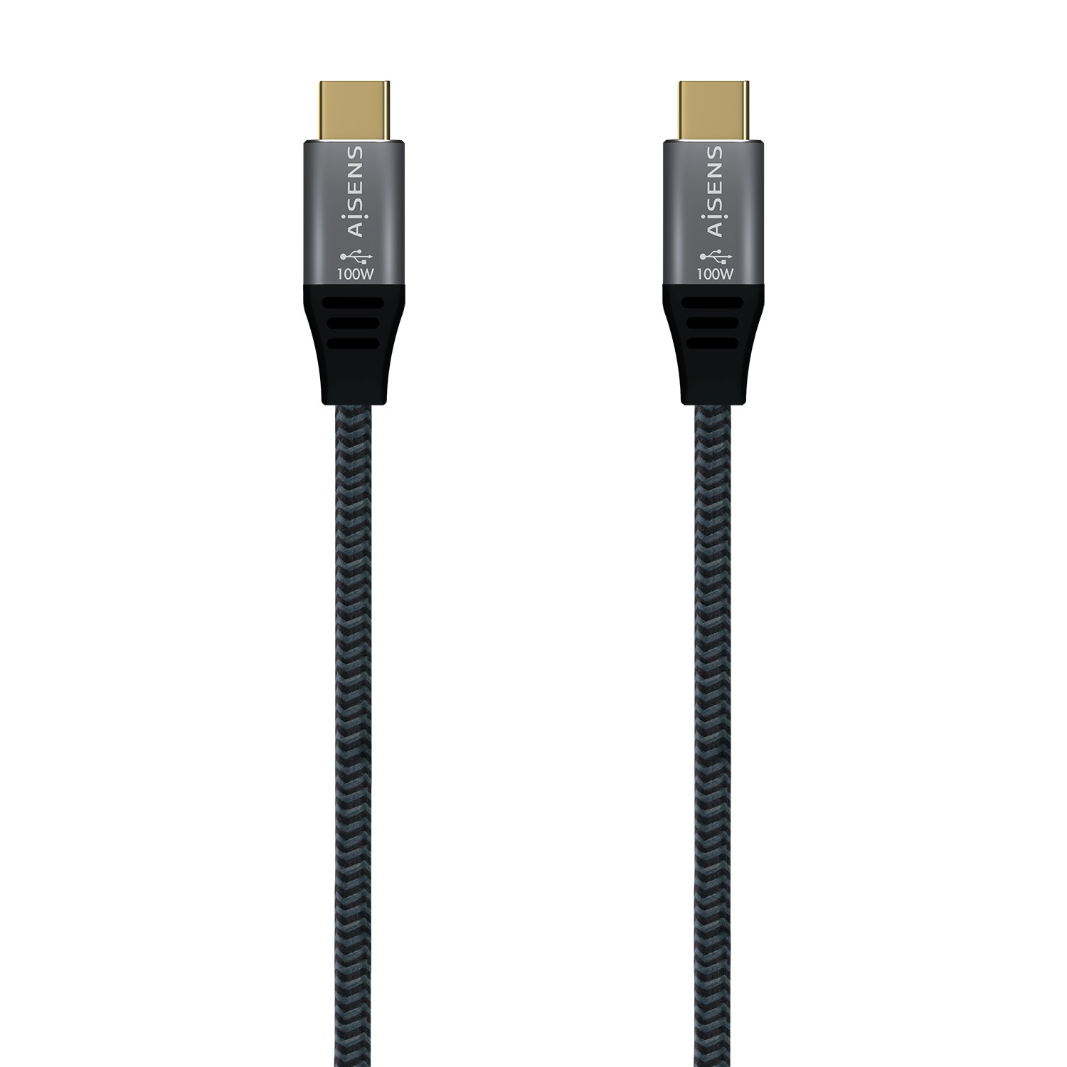 AISENS A107-0634 cavo USB 2 m USB4 Gen 2x2 USB C Grigio
