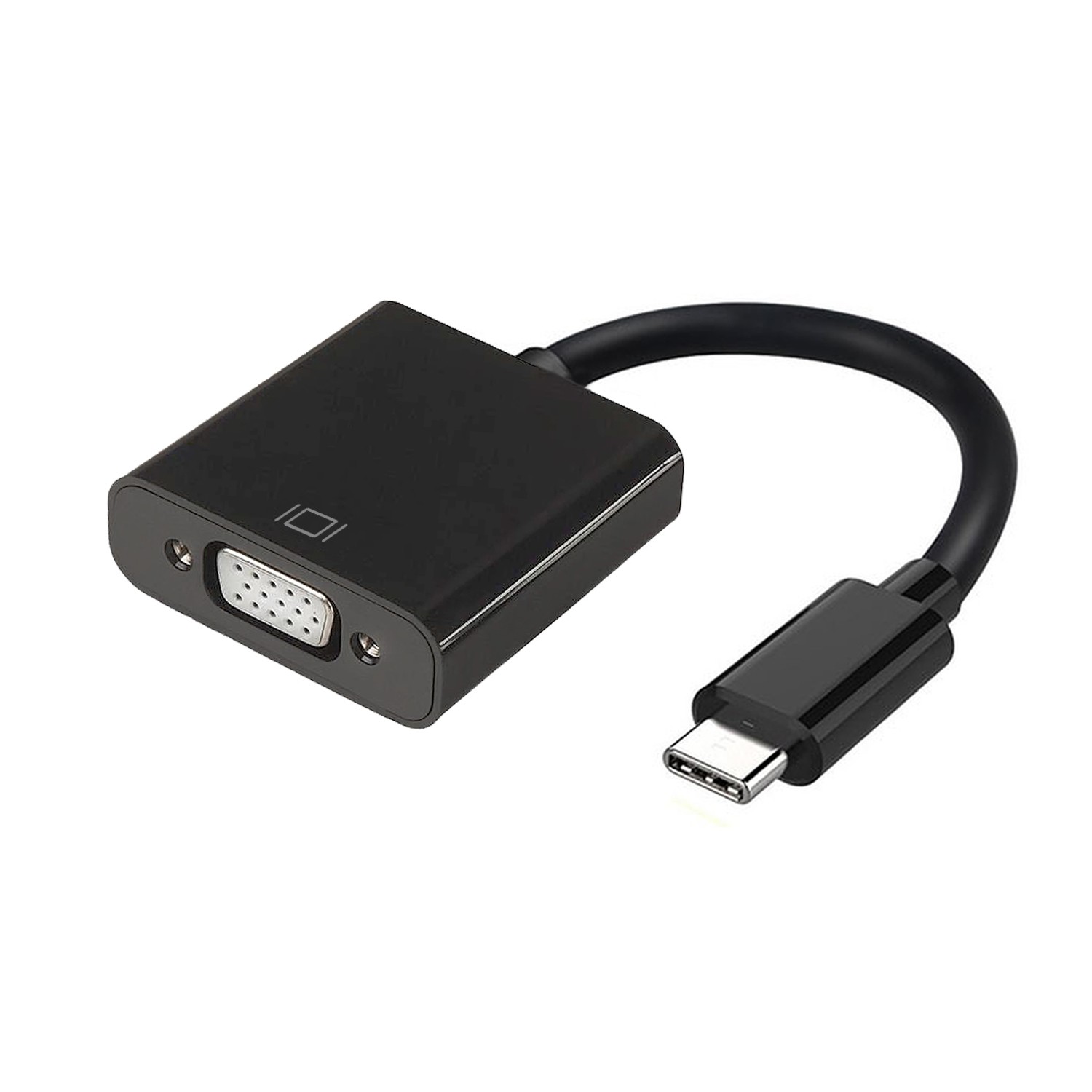AISENS A109-0347 cavo e adattatore video 015 m VGA (D-Sub) USB tipo-C Nero