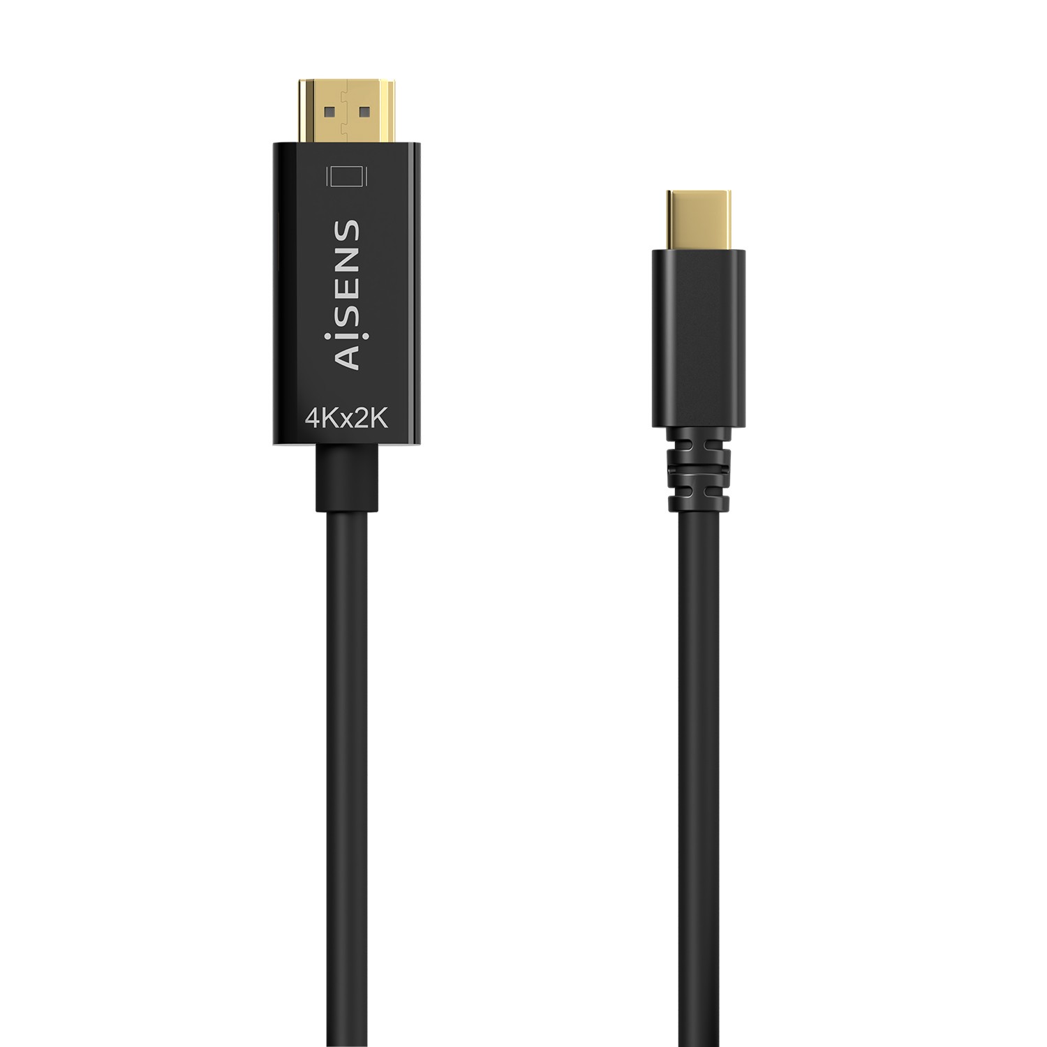 AISENS A109-0624 cavo e adattatore video 18 m USB tipo-C HDMI tipo A (Standard) Nero