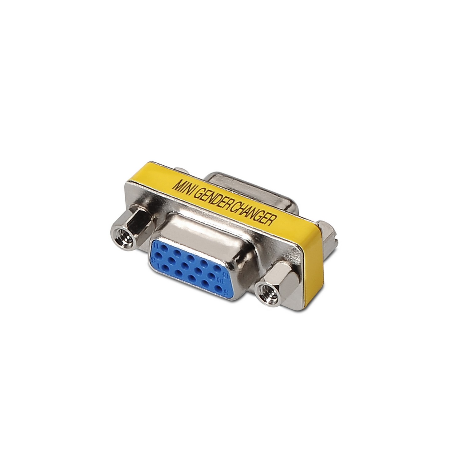 AISENS A114-0082 adattatore VGA D-sub D-sub Blu Argento