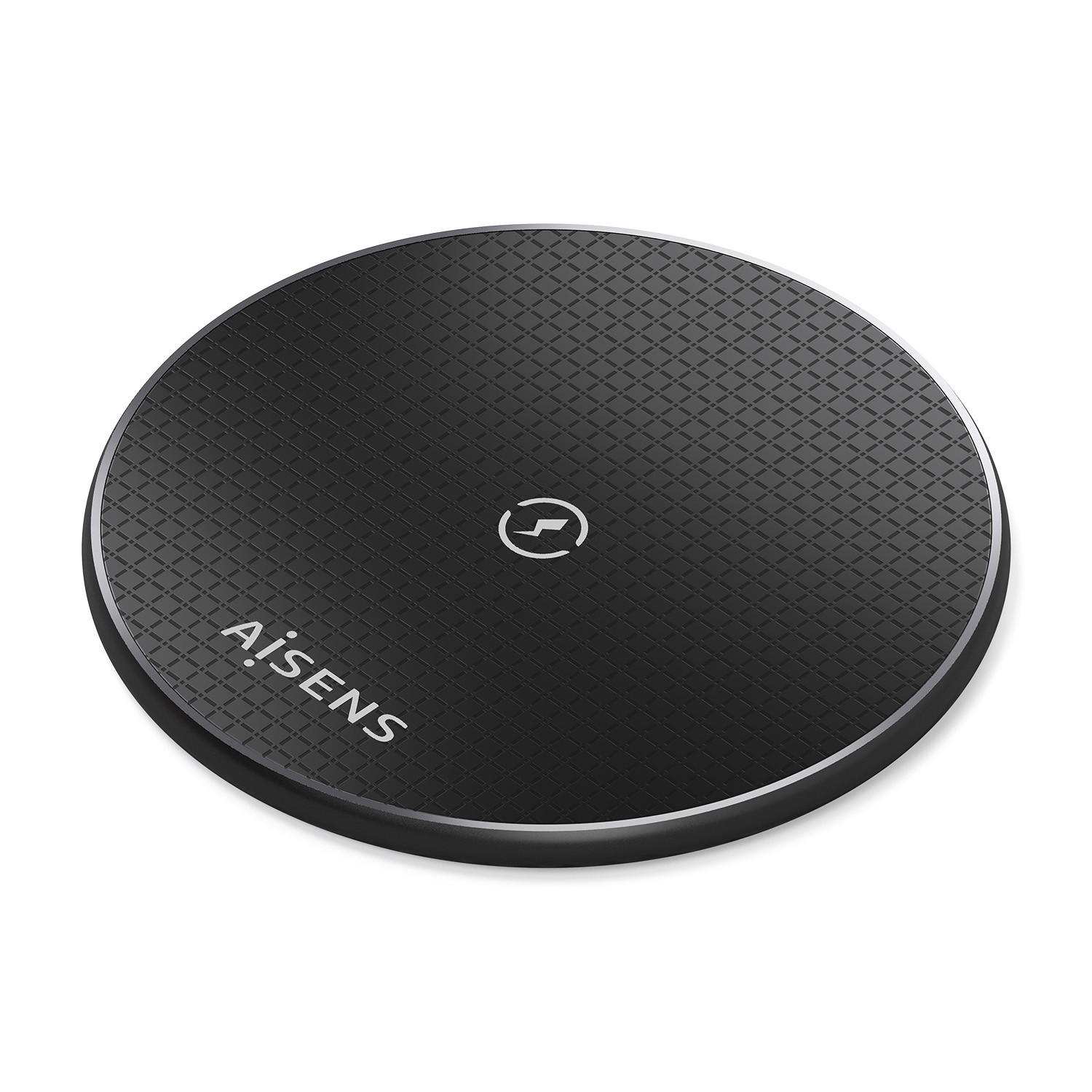 AISENS ASCH-15W1WC058-BK Caricabatterie per dispositivi mobili Smartphone Nero USB Carica wireless Interno