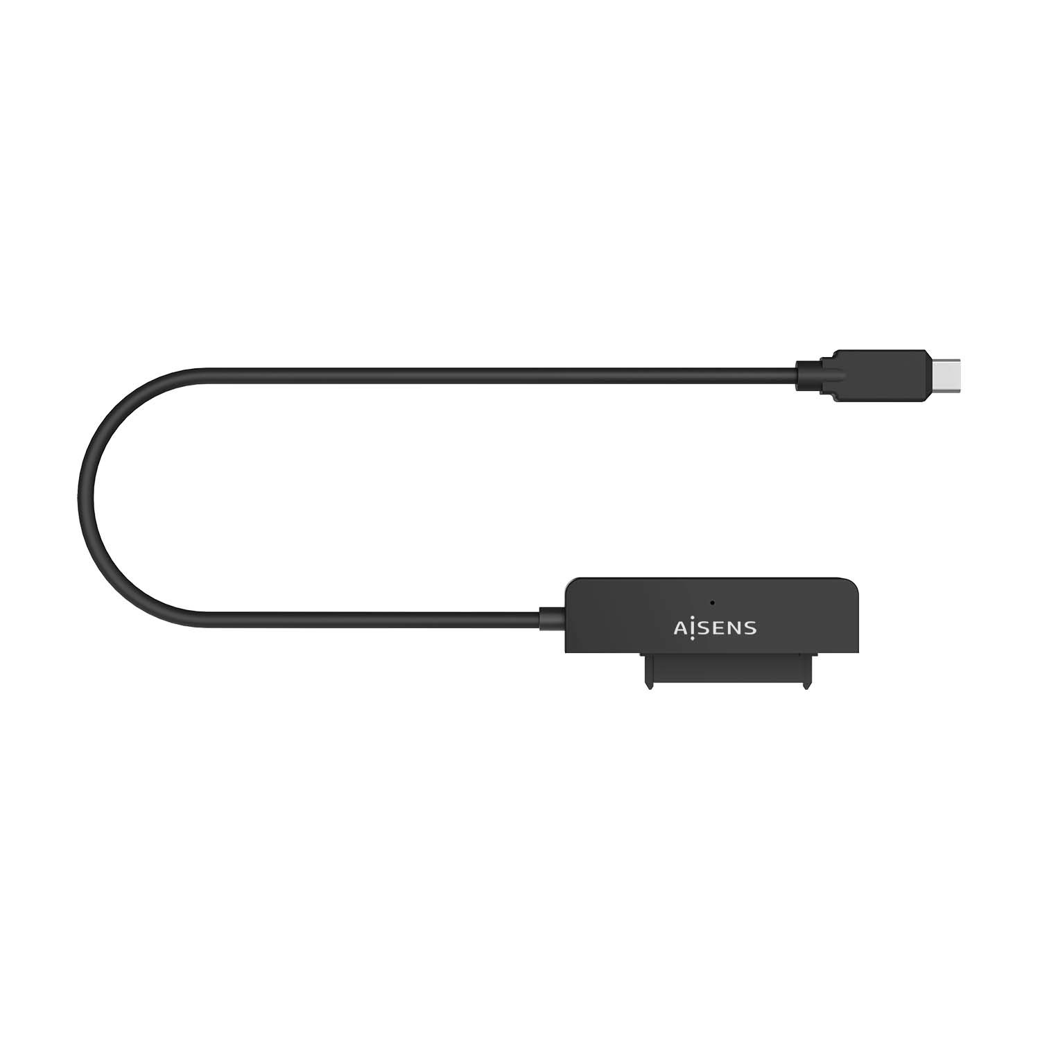 Aisens ASE-25C04B Adattatore SATA a USB-C USB 3.0/USB3.1 Gen1 per dischi rigidi da 25 - Nero