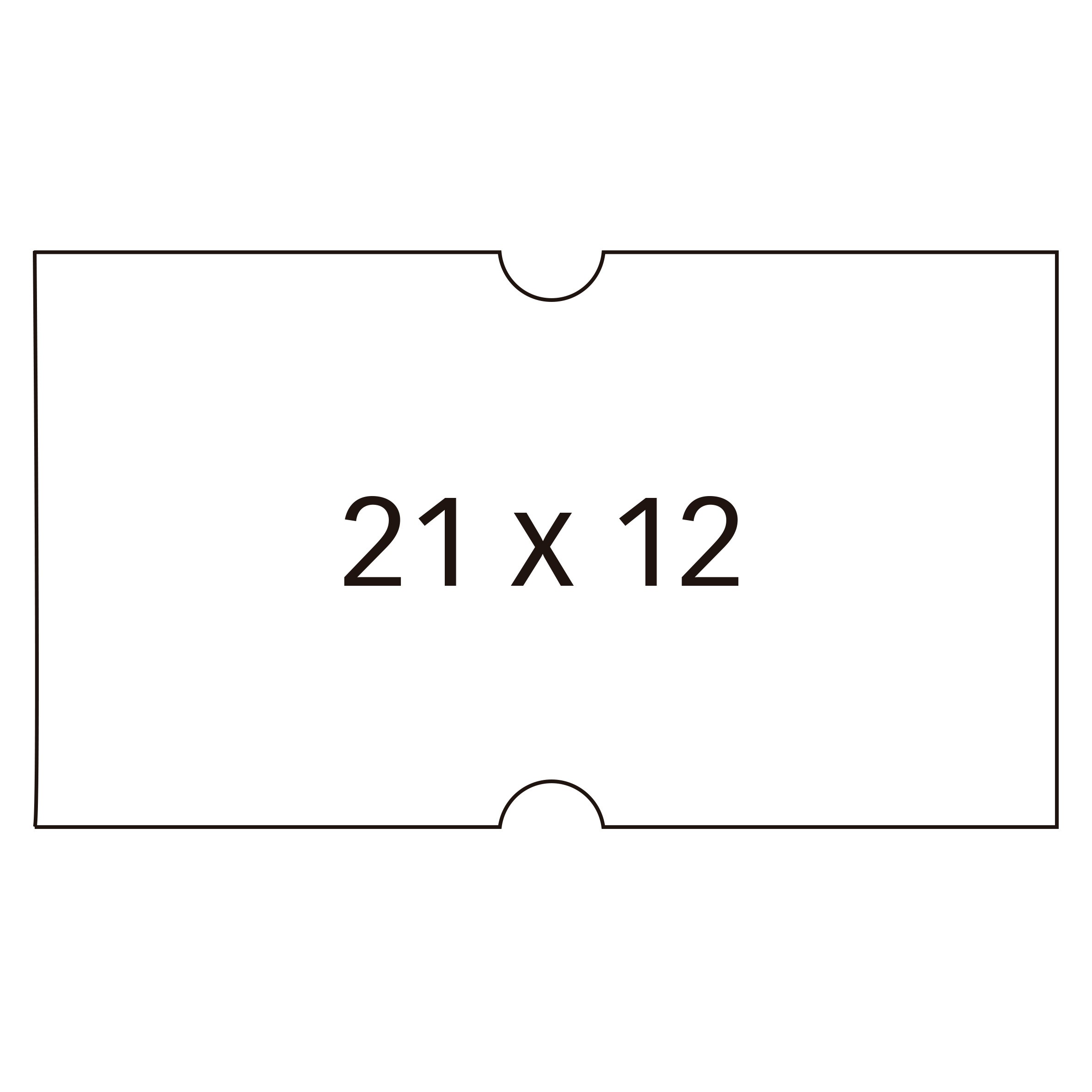 APLI 100910 etichetta per stampante Bianco