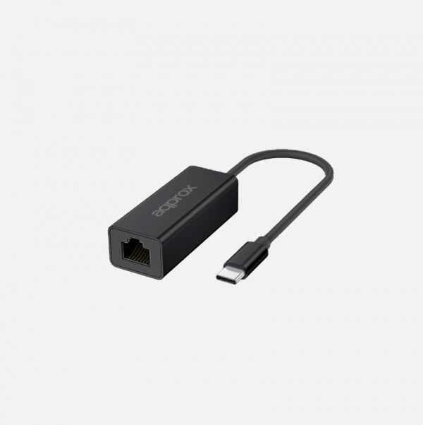 Adattatore da USB-C a RJ-45 approssimativo - Trasferimento rapido fino a 25 Gbps - Cavo da 17 cm