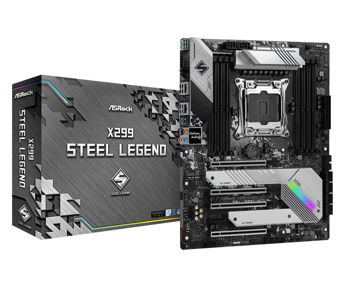 Asrock Mb X299 X299 Steel Legend Lga 2066 8Ddr4