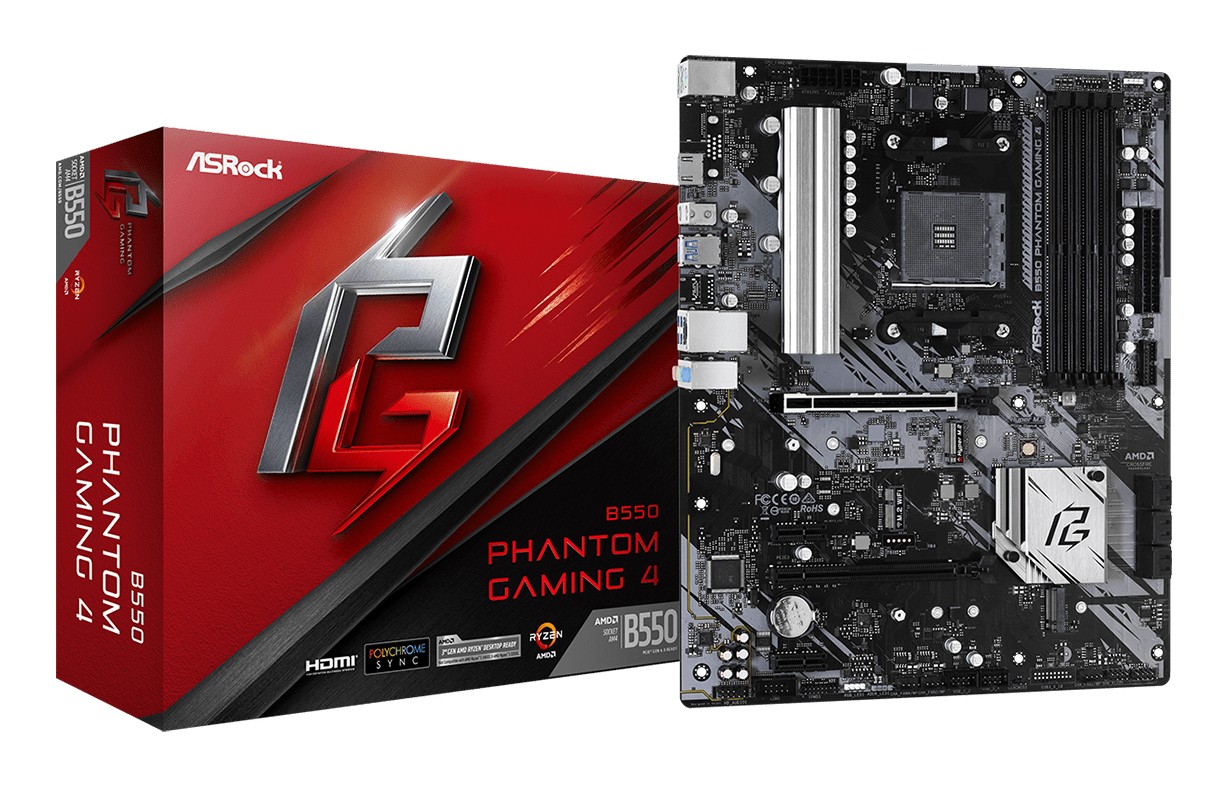 Asrock B550 Phantom Gaming 4 Presa AM4 ATX AMD B550