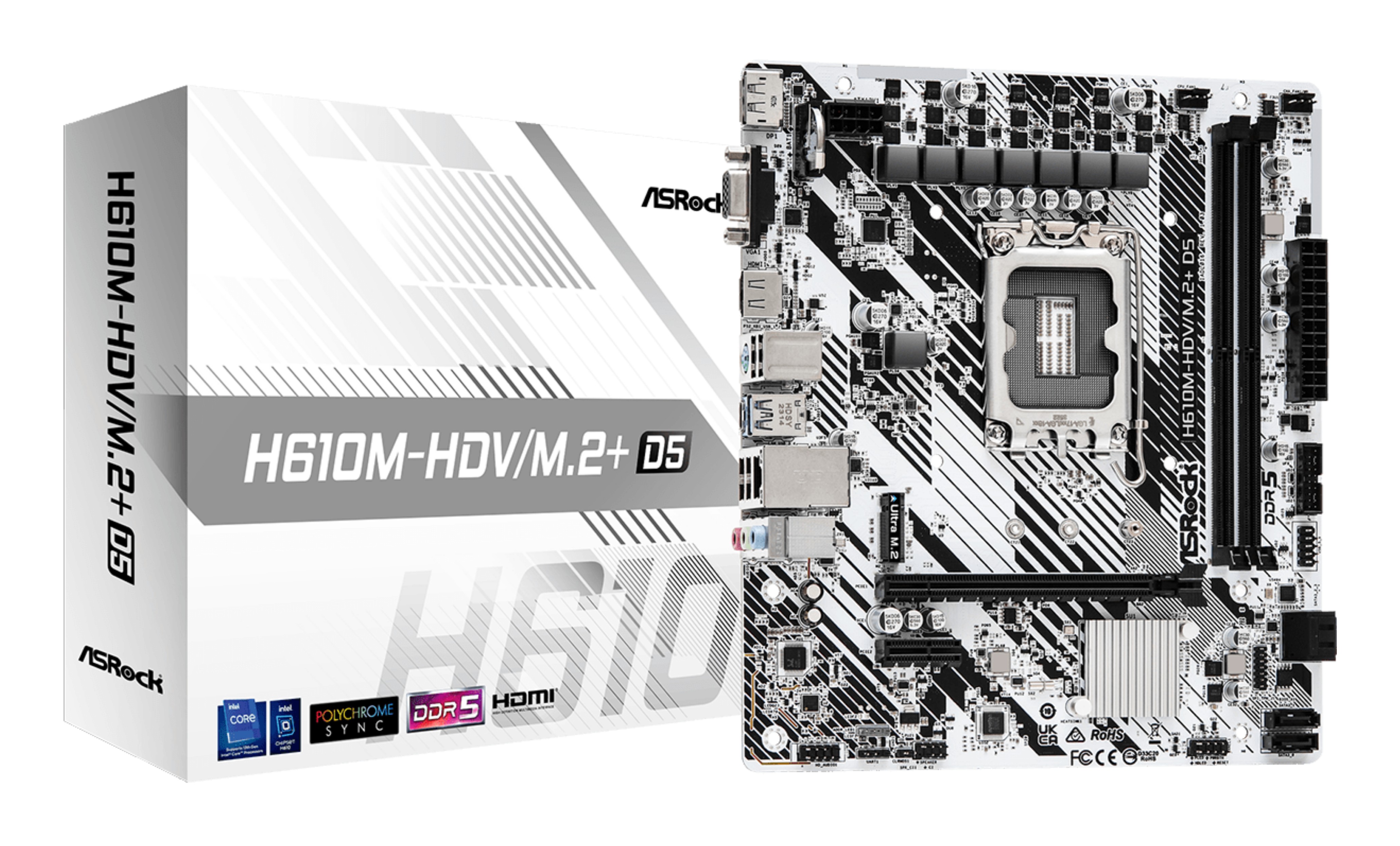 ASROCK H610M-HDV/M.2+ D5 (1700) (D)