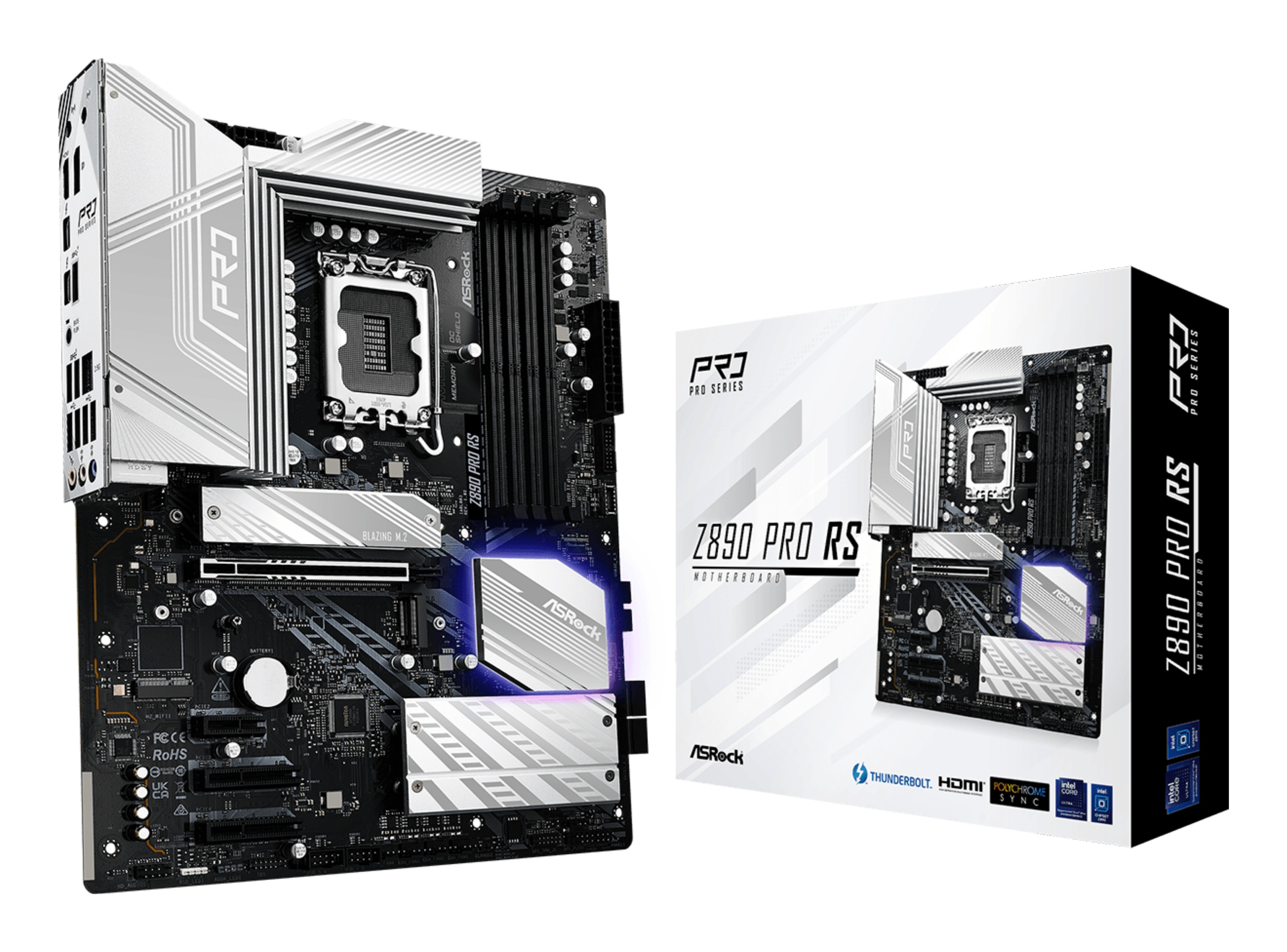 Asrock Mb  Z890 Z890 Pro Rs  Lga18514 X Ddr5 Atx