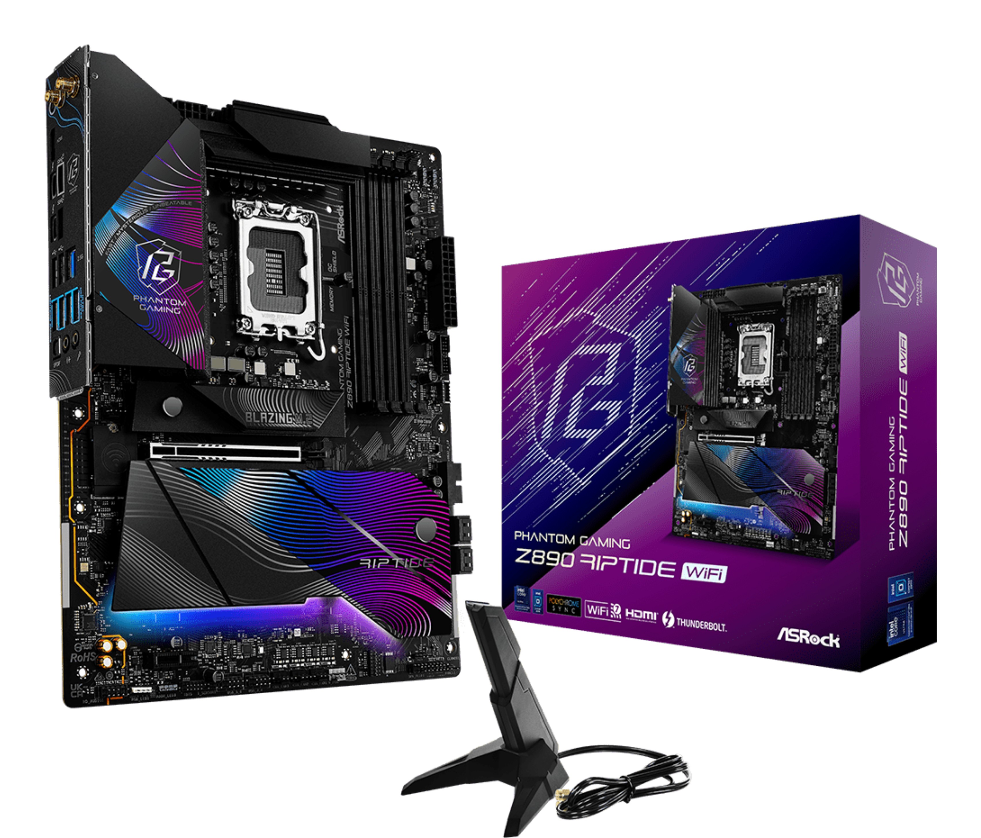 Asrock Z890 Riptide WiFi Intel Z890 LGA 1851 (Socket V1) ATX