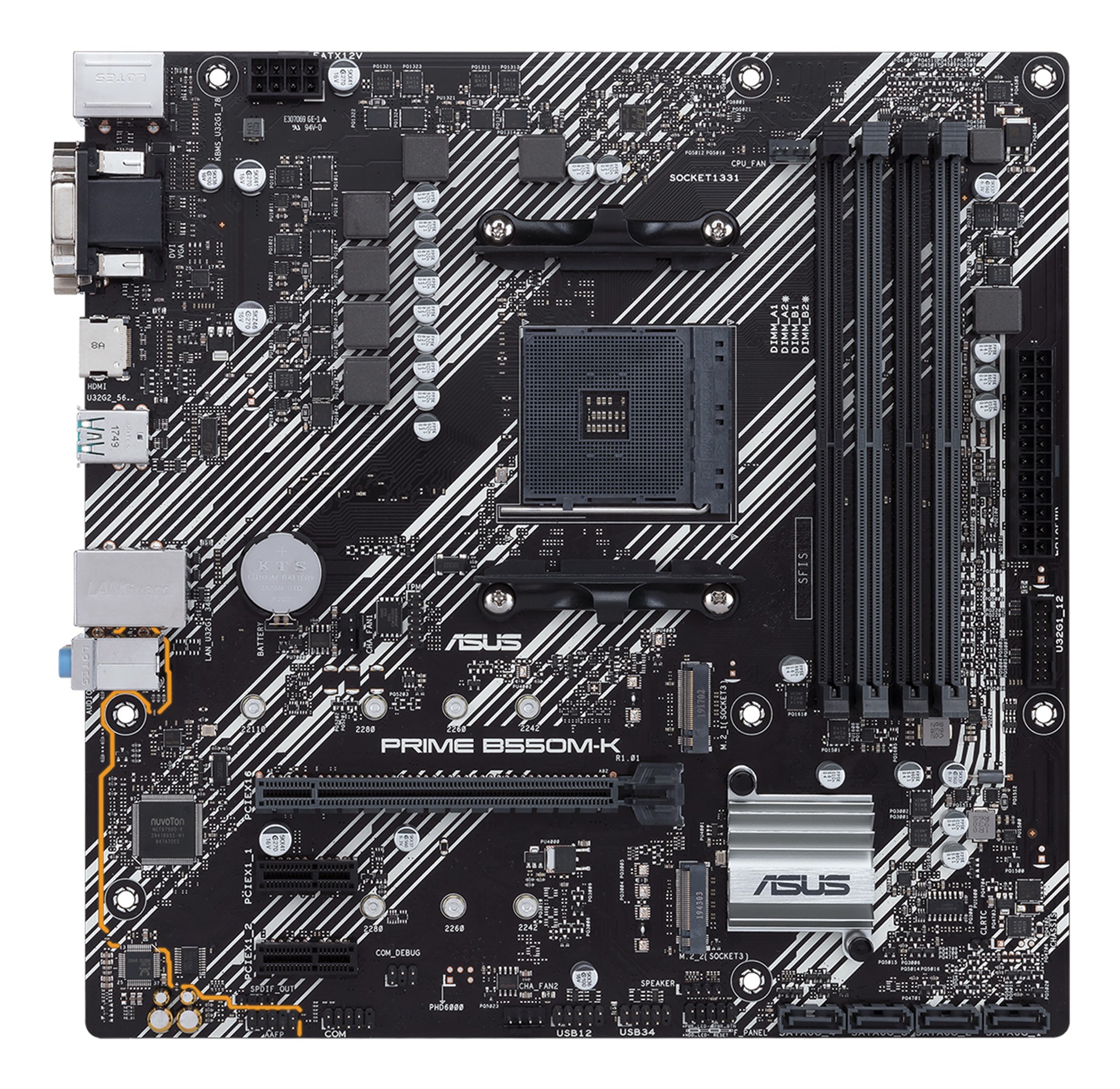 ASUS PRIME B550M-K Presa AM4 micro ATX AMD B550