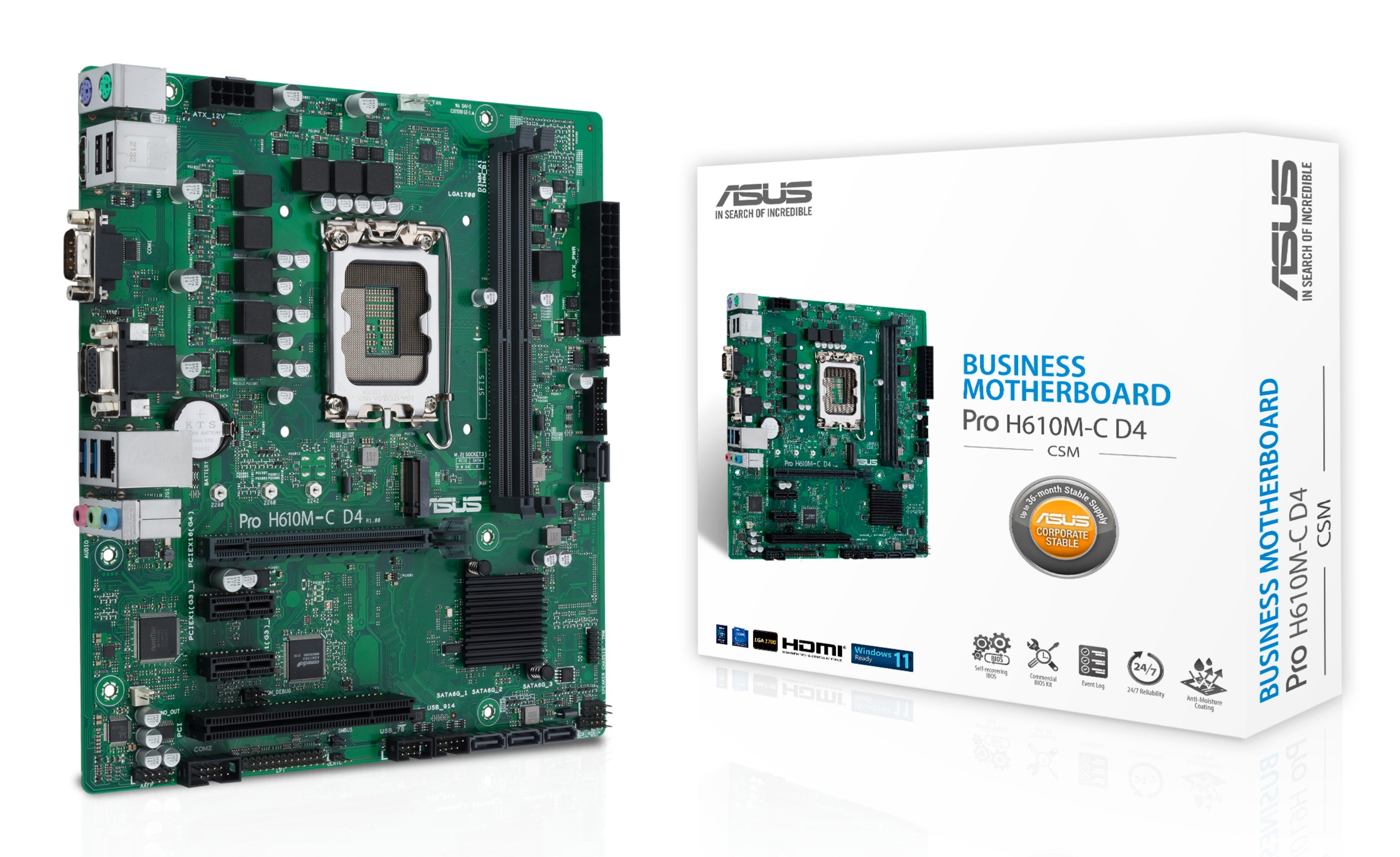 ASUS PRO H610M-C-CSM D4 (1700) (D)