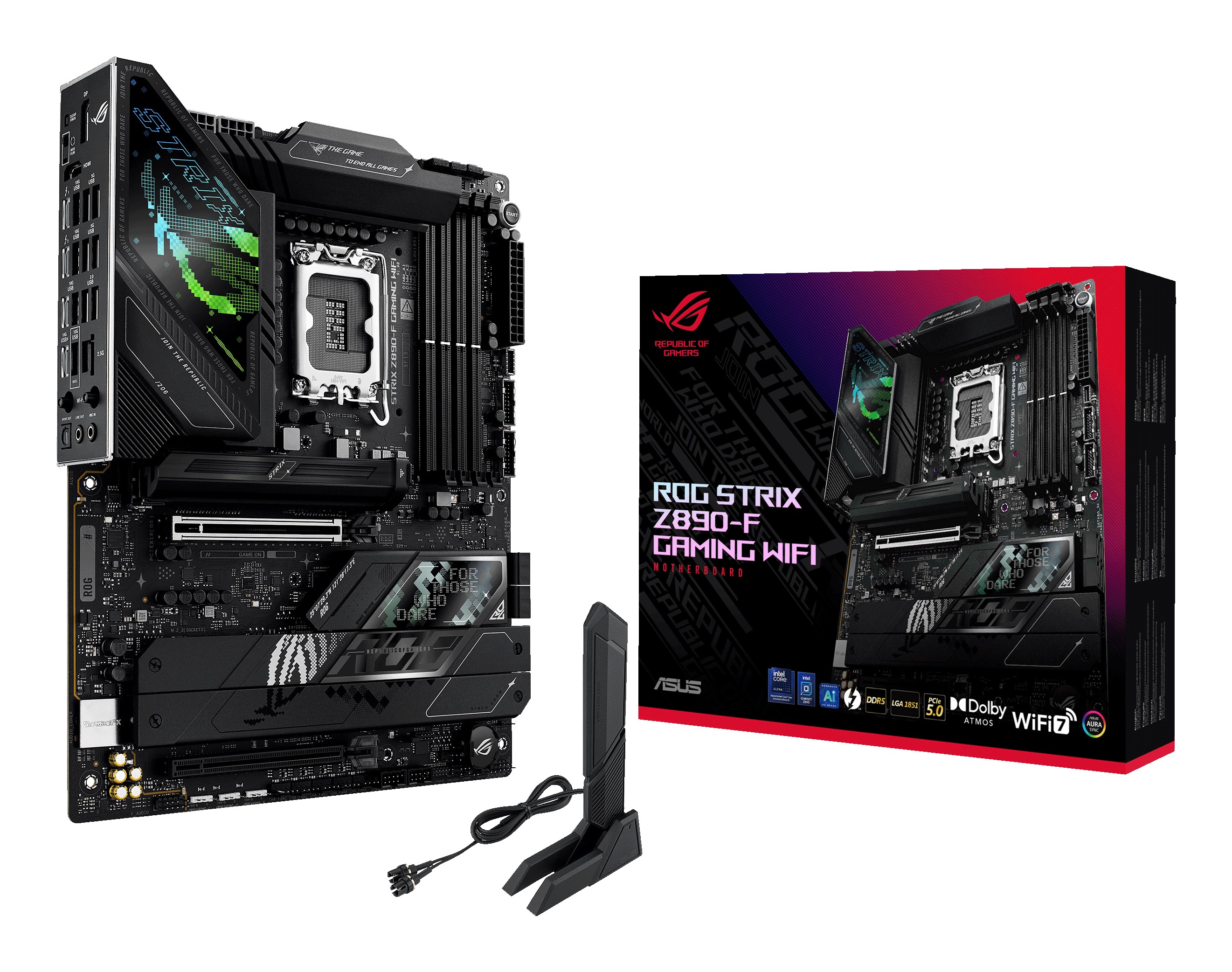 Asus Mb Z890 Rog Strix Z890-F Gaming Wifi Ddr5Wifi 7