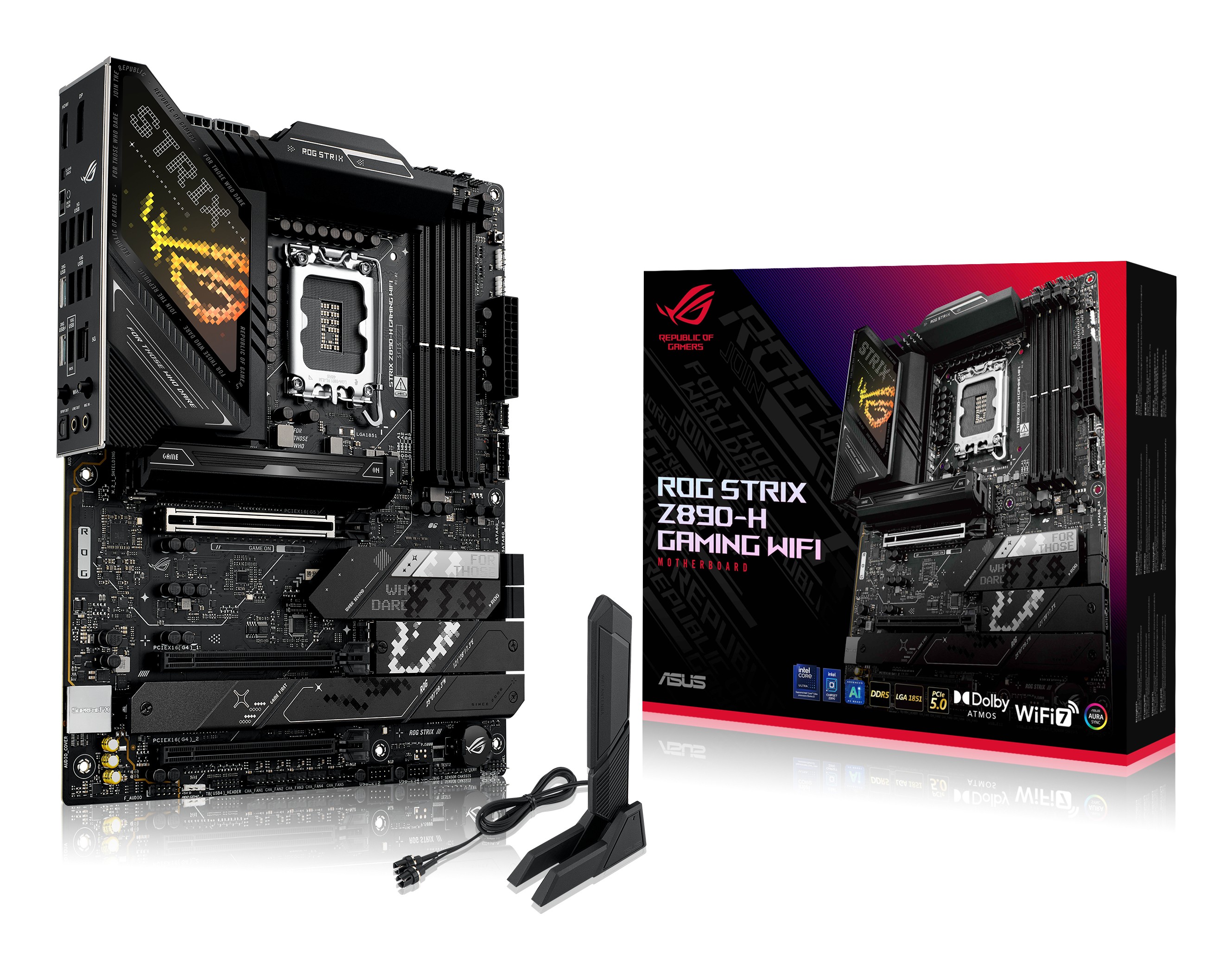 ASUS ROG STRIX Z890-H GAMING WIFI Intel Z890 LGA 1851 (Socket V1) ATX